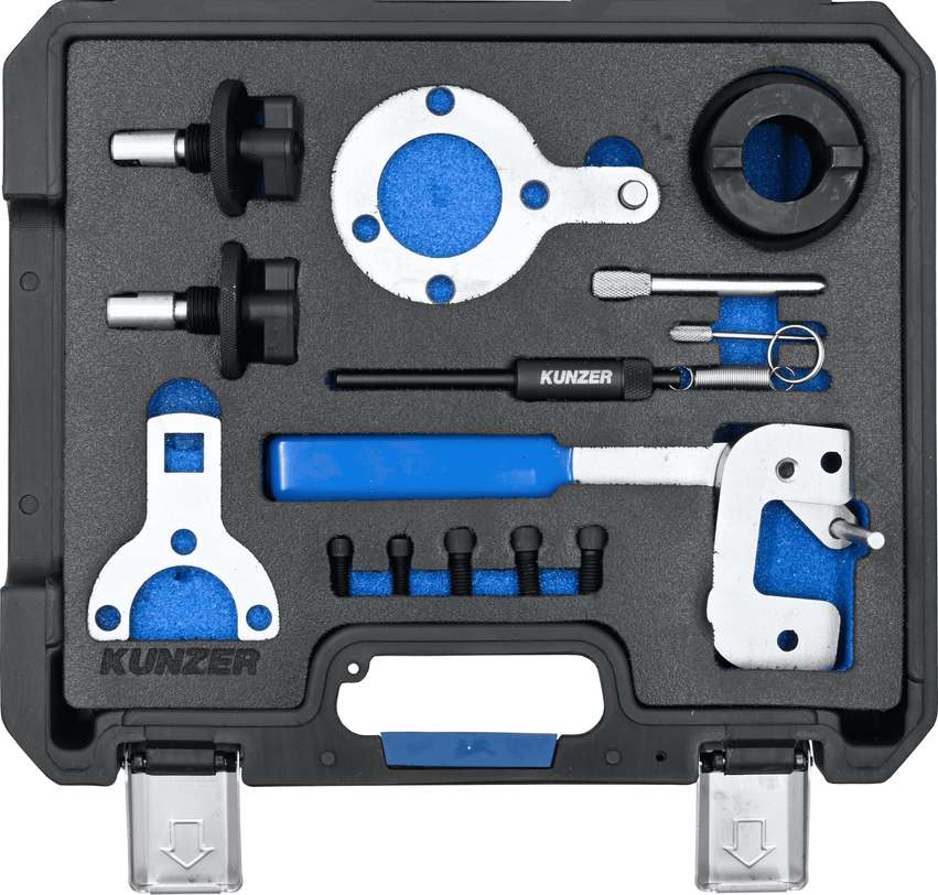 Motor-Einstellwerkzeugsatz OPEL / ALFA ROMEO / LANCIA / FIAT / FORD / SUZUKI / PEUGEOT / SUBARU / CHEVROLET / CITROEN 77M204 – Produktfoto
