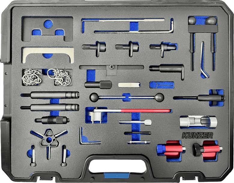 Motor-Einstellwerkzeugsatz AUDI / VW / SEAT / SKODA / FORD 77M810 – Produktfoto
